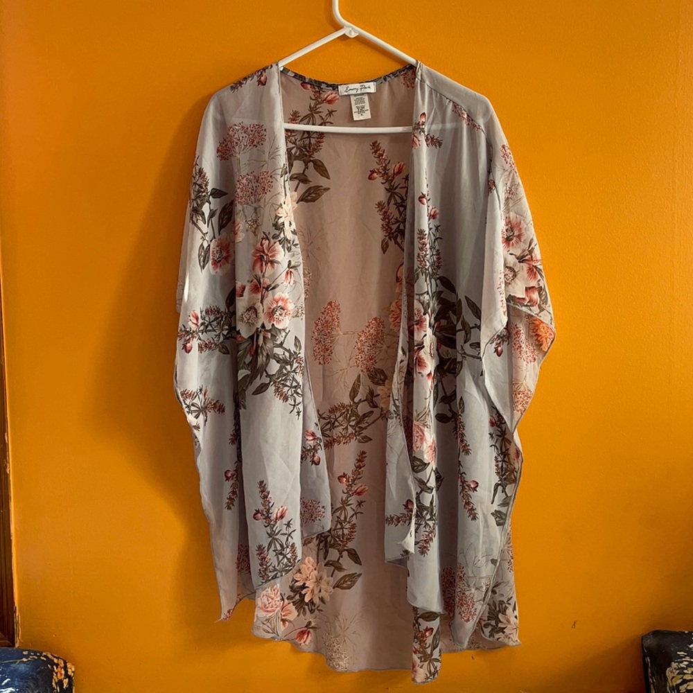 Emory Park Caley Open Front Woven Floral